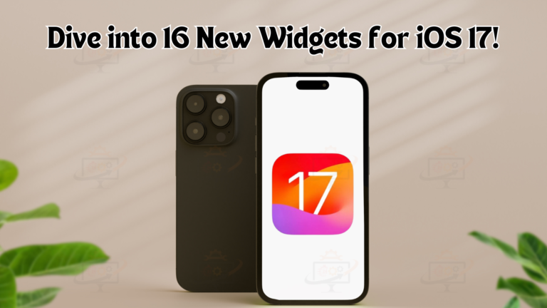 Revamp Your Home Screen: 16 Stunning Widgets Tailored for iOS 17!
